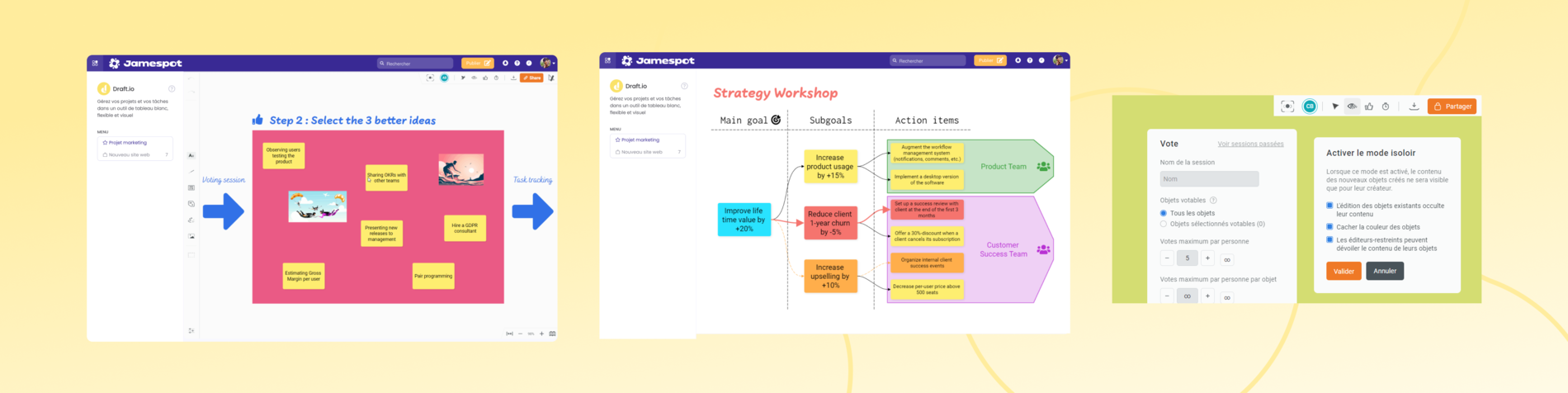Jamespot - Draft.io